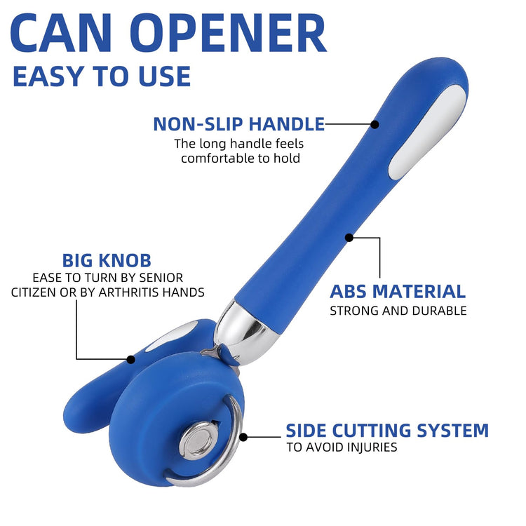 Can Opener Manual Tin Opener Stainless Steel Heavy Duty
