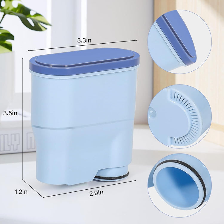 Coffee Filter Compatible with Philips AquaClean Coffee Machines, CA6903 Aqua Clean Calc and Water Filter,Reduces Formation of Limescale(2 Pack)