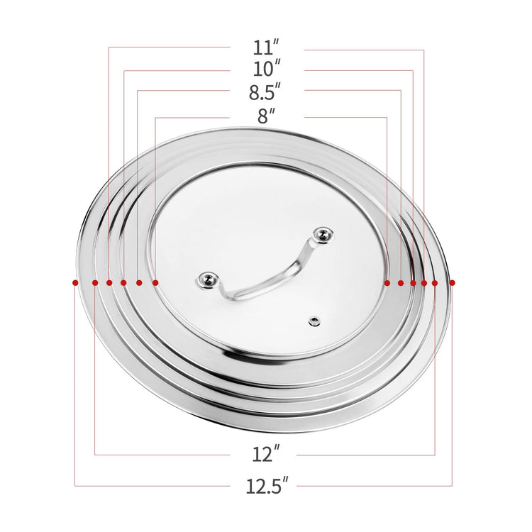 Stainless Steel Universal Lid for Pots