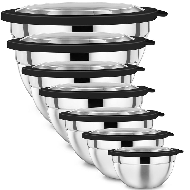 Mixing Bowl with Lid Set of 7
