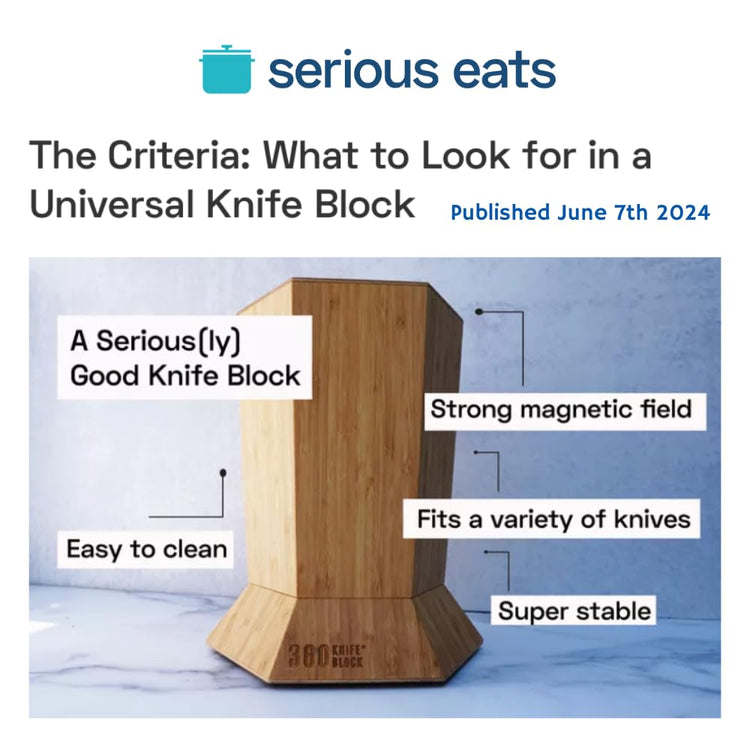 Black) ROTATING magnetic knife block - capacity for 12+ knives -handmade in Washington