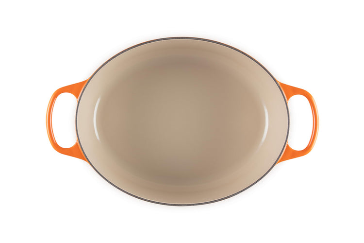Enameled Cast Iron Oval Dutch Oven