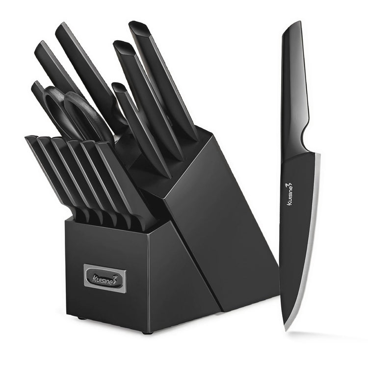 Upgraded Chef Knife Set One Piece Molding High Carbon Stainless Steel (15 Count)