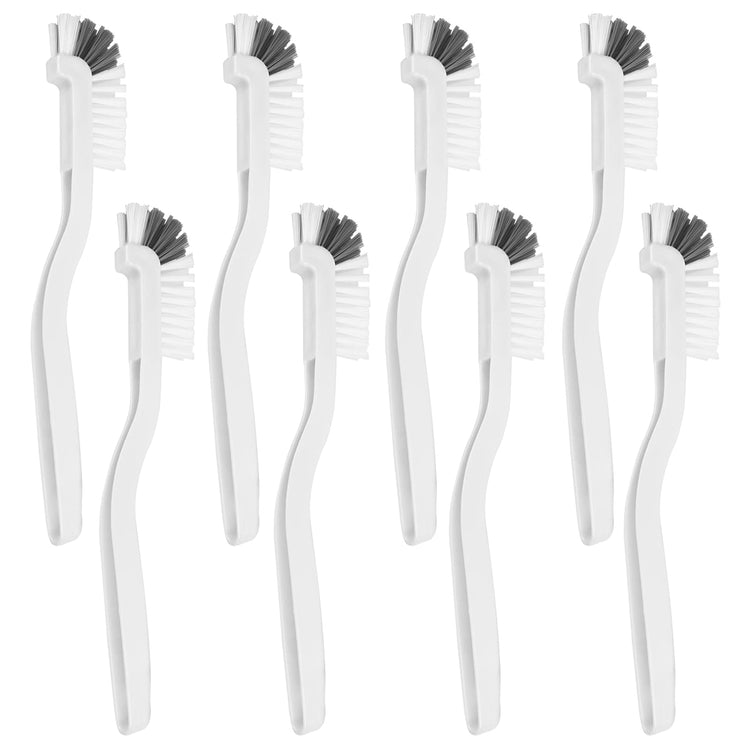 8 Pcs Dish Brush Bottle Bathroom Scrub Brushes Kitchen Cleaning Brush Right Angle Kitchen Brush Sink Household Pot Pan Edge Corners Tile Lines Brush with Stiff Bristles (8 Count)