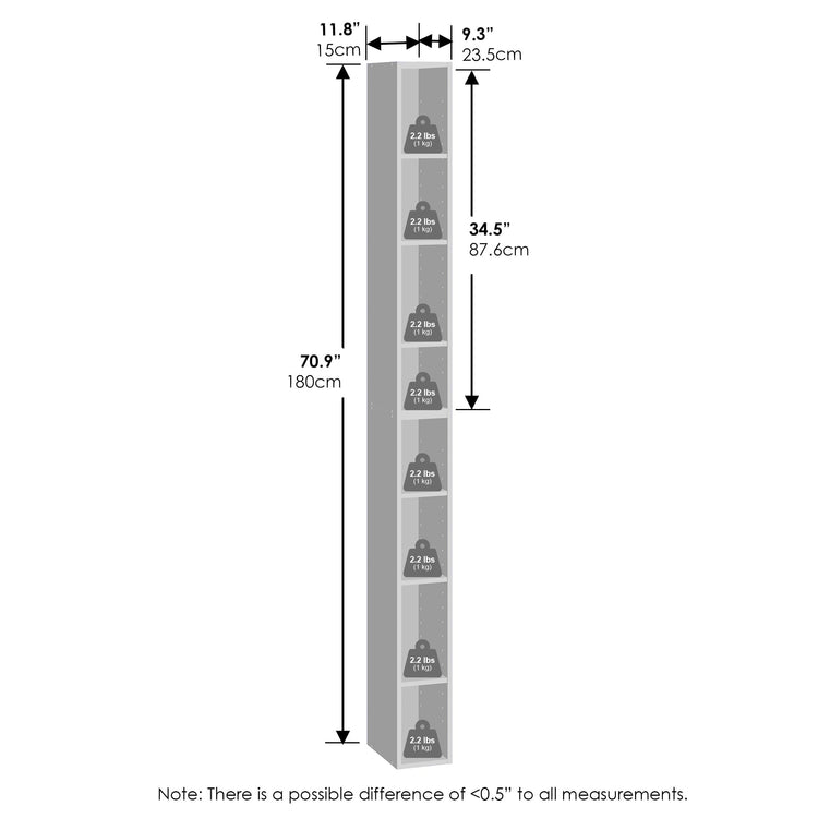Fulda 8 Tier Closet Organizers and Storage