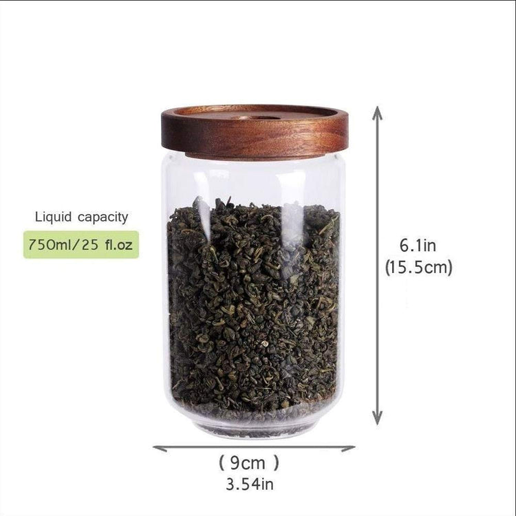 Glass Tea Canister