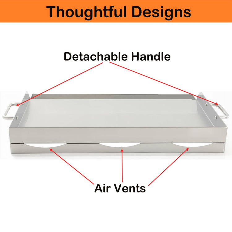 Universal Stainless Steel Griddle Flat Top Plate Grill