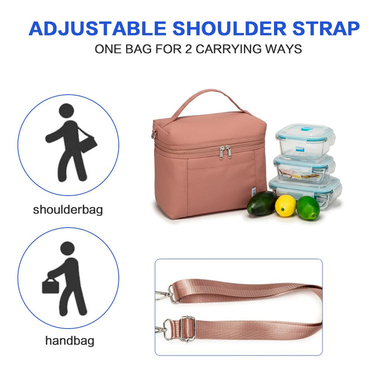NOL 8L Insulated Lunch Bag for Women