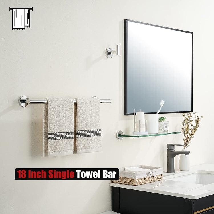 Towel Bar Polished Steel