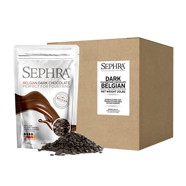 Fountain ready Belgian Dark Chocolate 20lb Case (320 Ounce)
