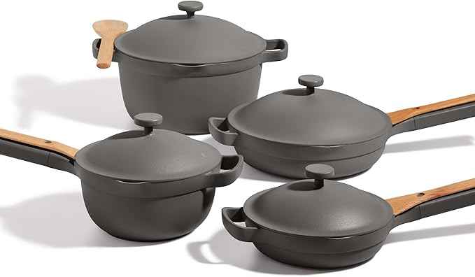 Our Place Cookware Set - 13-Piece Kit Including the Always Pan, Perfect Pot and Spatulas | Multifunctional, Toxin-Free Nonstick | Heat Safe up to 450°F | Oven, Stove, Induction Compatible | Char