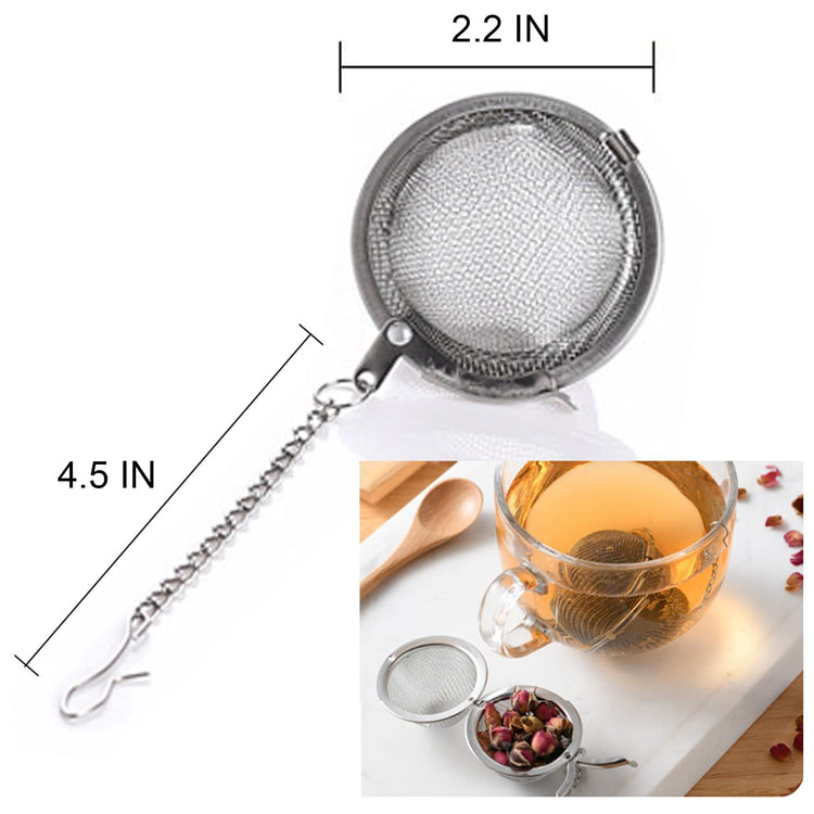 2PCS Premium Tea Infusers for Loose Leaf Tea (2 Count)
