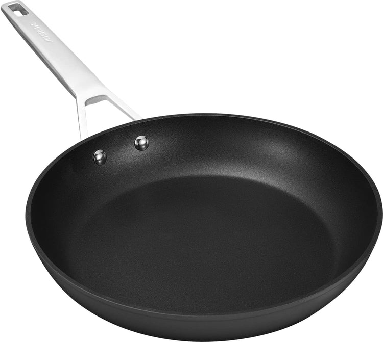 MsMk 11 Inch Nonstick Frying Pan,Titanium and Ceramic Nonstick Large Skillet Pan, PFOA Free, Non-Toxic, Stay-Cool Handle, Scratch-resistant, Dishwasher Safe, Oven Safe to 700°F