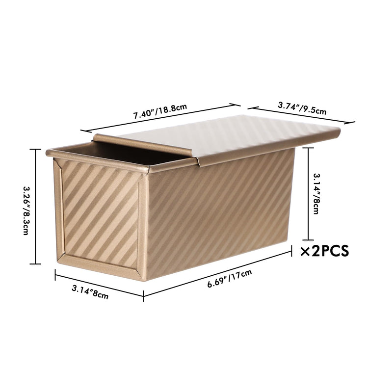 Pullman Loaf Pan with Lid (2 Count)