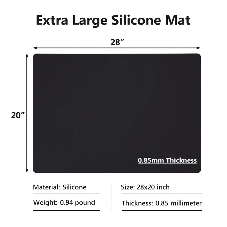 Extra Large Silicone Mats for Countertop (2 Count)
