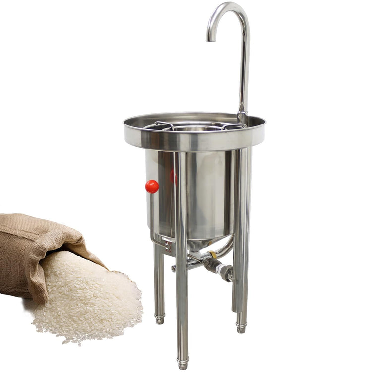 Commercial Rice Washer Kitchen Rice Washing Machine Hydraulic Pressure Type 44lbs Capacity