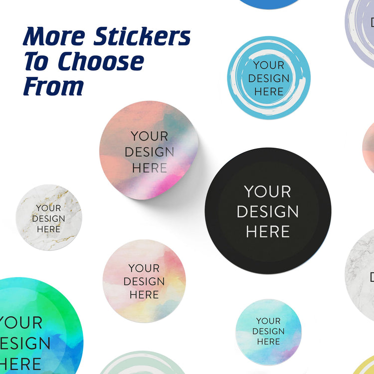 Custom Vinyl Stickers Your Image (100 Count)