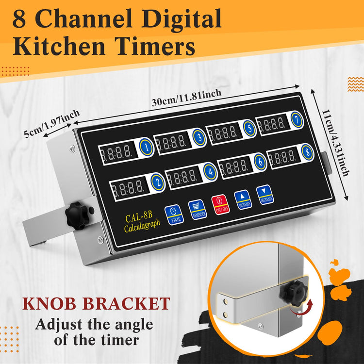 1 Pack Commercial Digital Kitchen Timer for Cooking