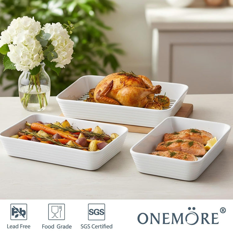 Baking Dishes for Oven (3 Count)