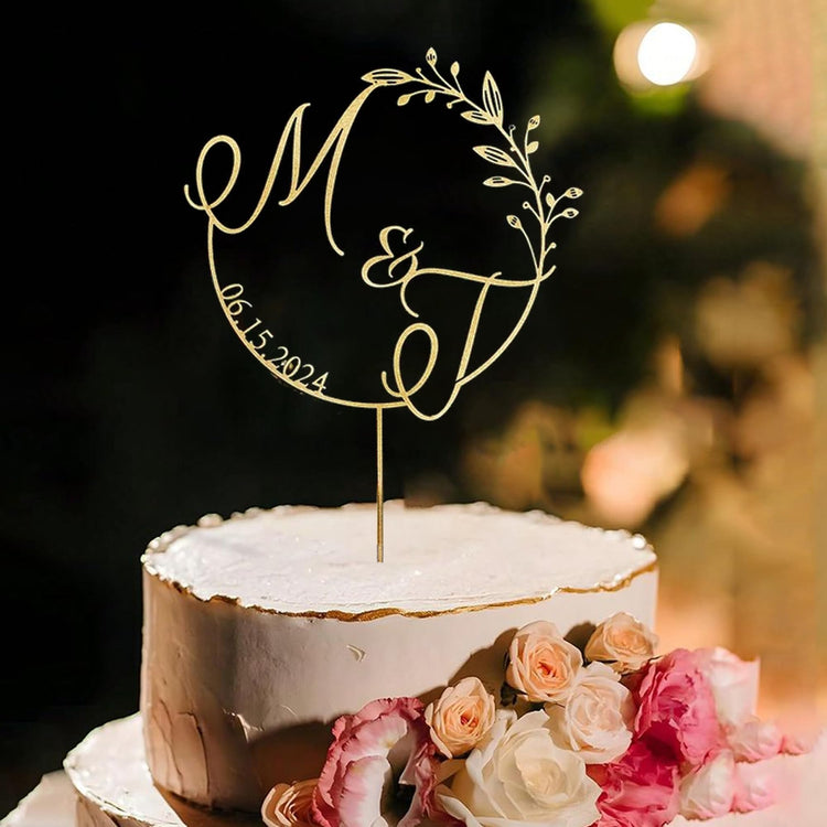 Personalized Wedding Cake Topper
