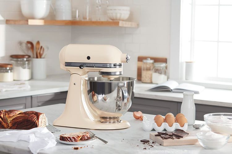 Artisan, 5-Qt Tilt Head Stand Mixer, KSM150PS, Almond Cream