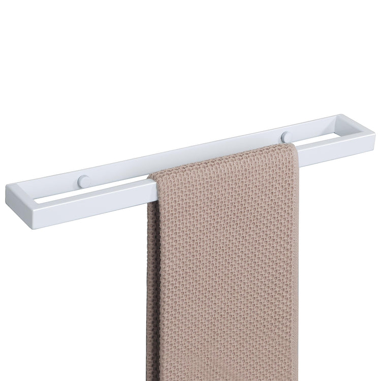 White Hand Towel Holder Towel Bar for Bathroom Wall Mounted 16 Inch