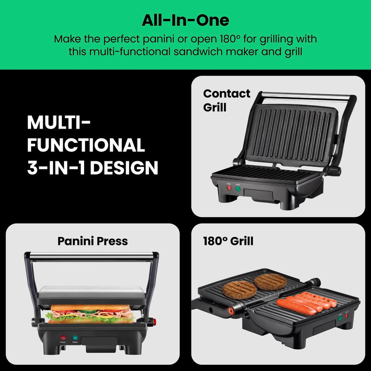 Electric Panini Press Grill