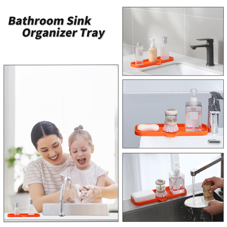 Silicone Soap Dish with Drain Spout