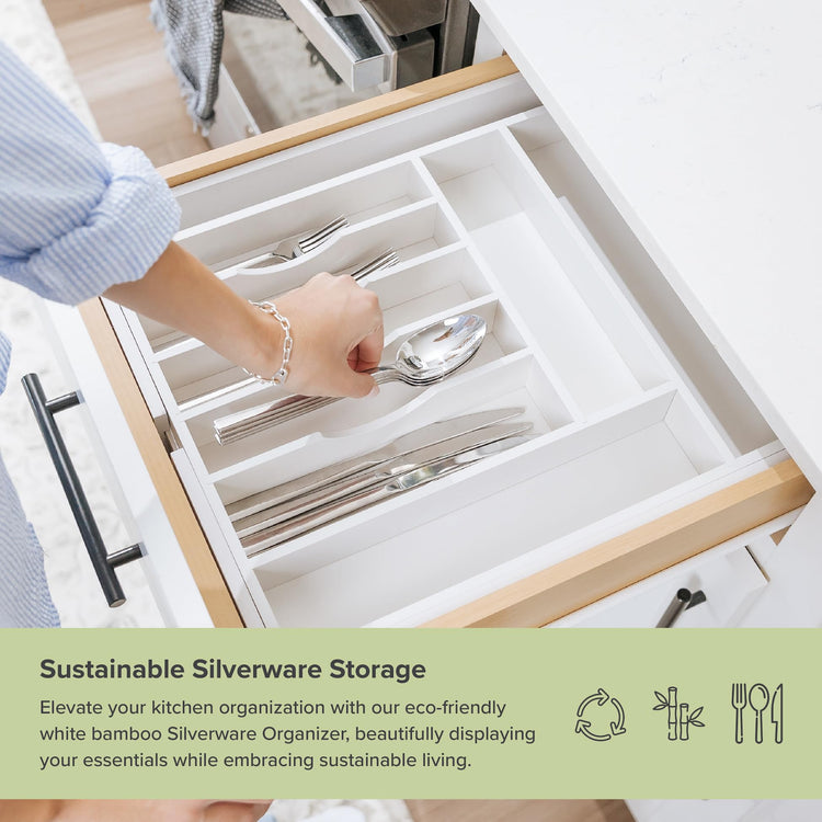 Silverware & Utensil Drawer Organizer