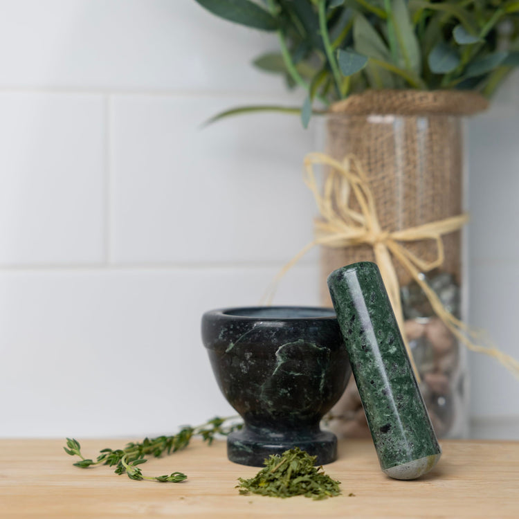 Marble Mortar and Pestle