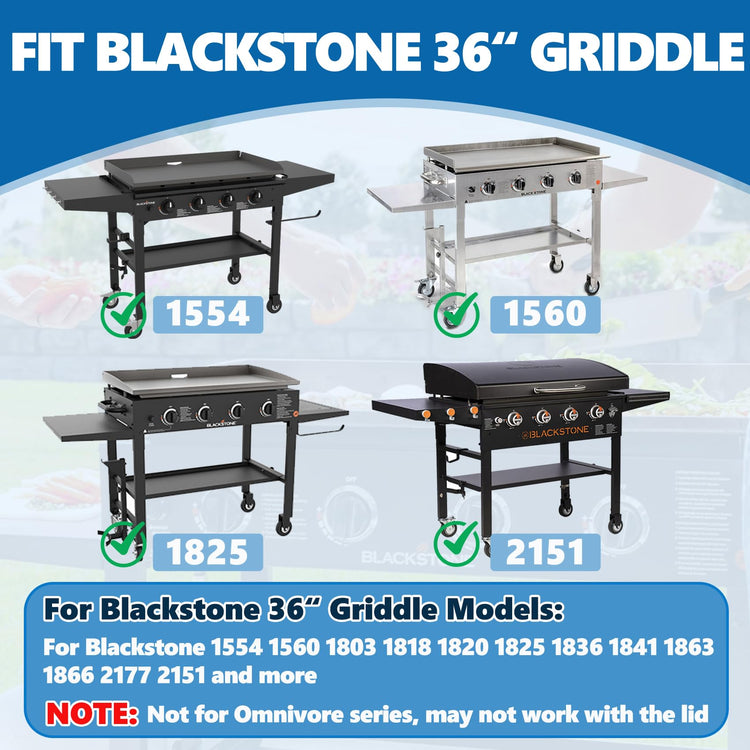 36 Inch Griddle Replacement Top for Blackstone 36" 4 Burner Griddle Grill