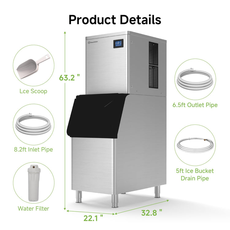 ETL Approved Commercial Ice Maker