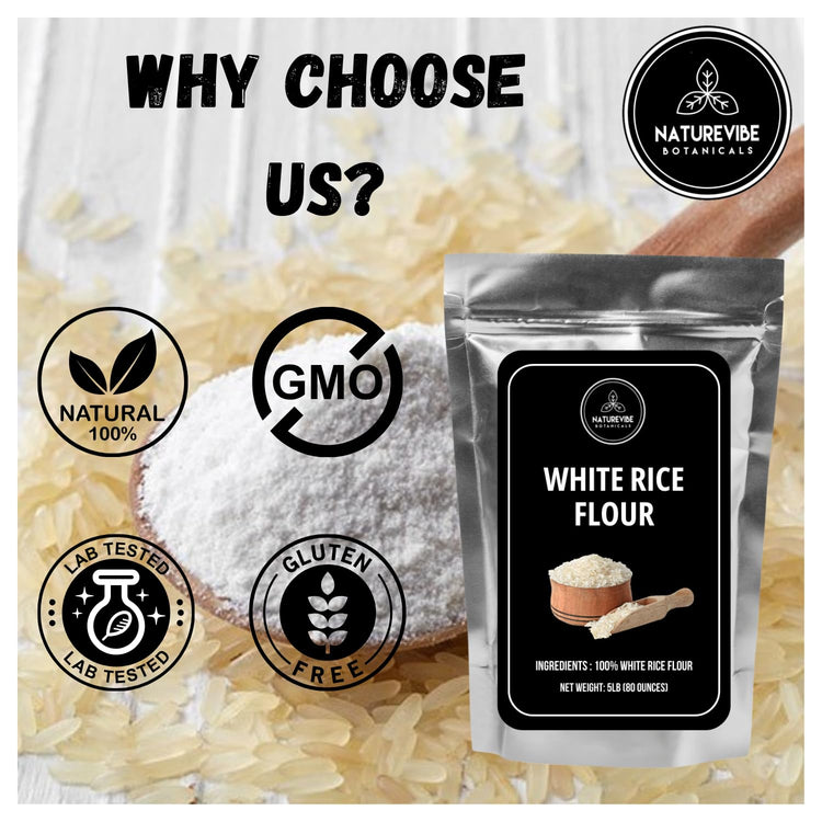 White Rice Flour 5 lb (80 Ounce)