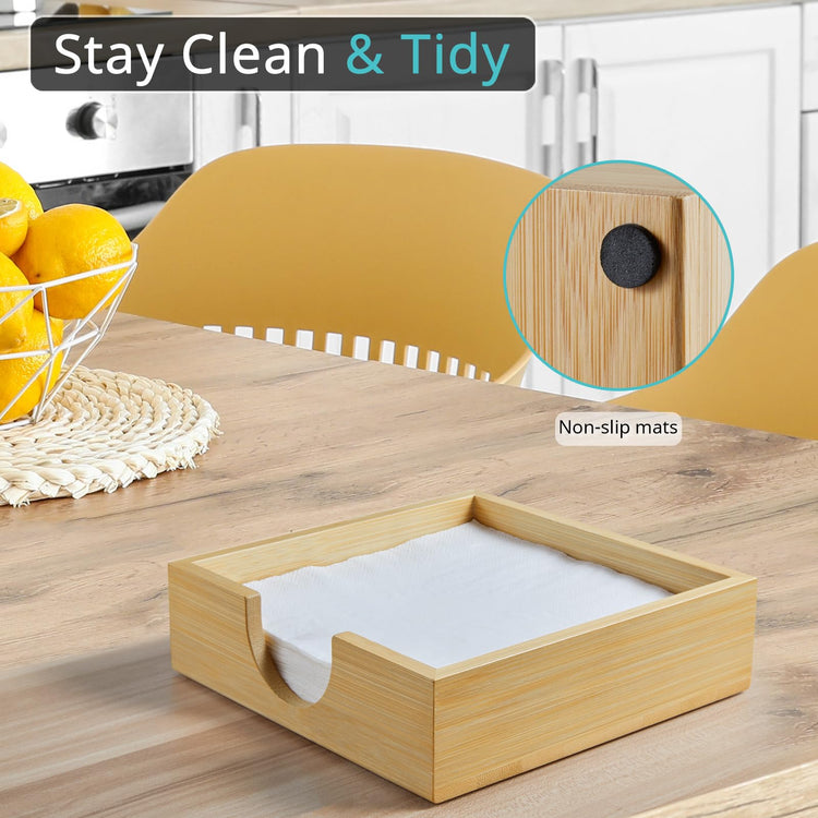 Bamboo Napkin Holder for Table