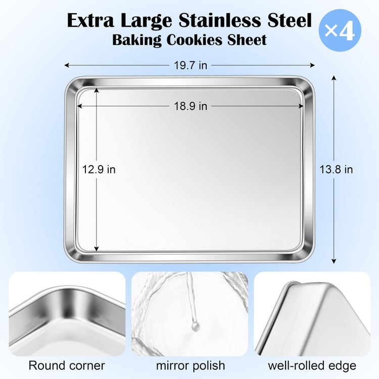 Large Baking Sheet Set of 4 (4 Count)