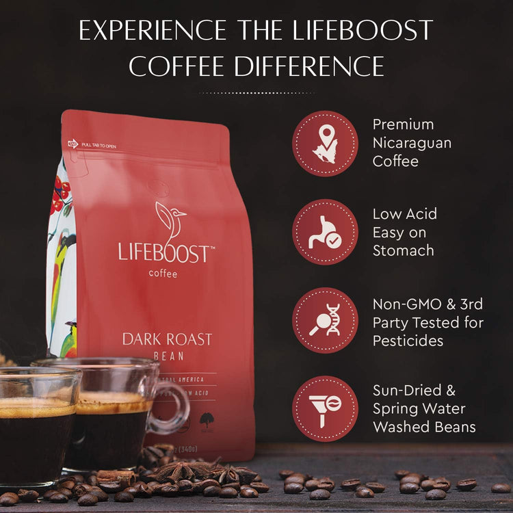 Dark Organic Coffee Beans (12 Ounce)