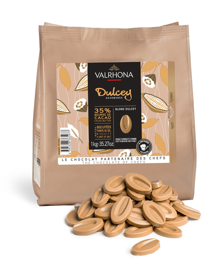 Premium French Baking Blonde Chocolate Discs (35.2 Ounce)