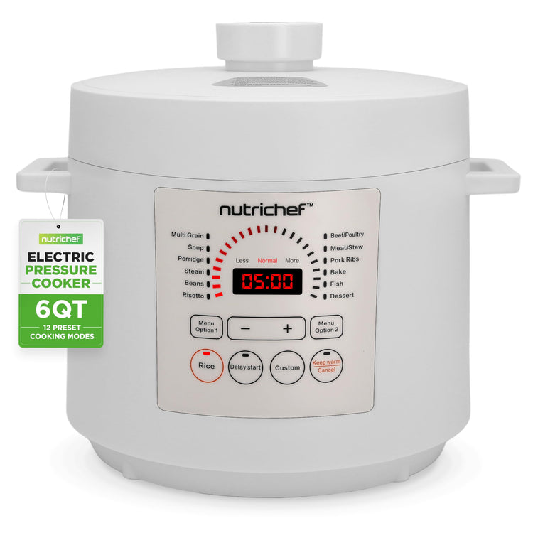 Electric Pressure Cooker 6 Quart Capacity