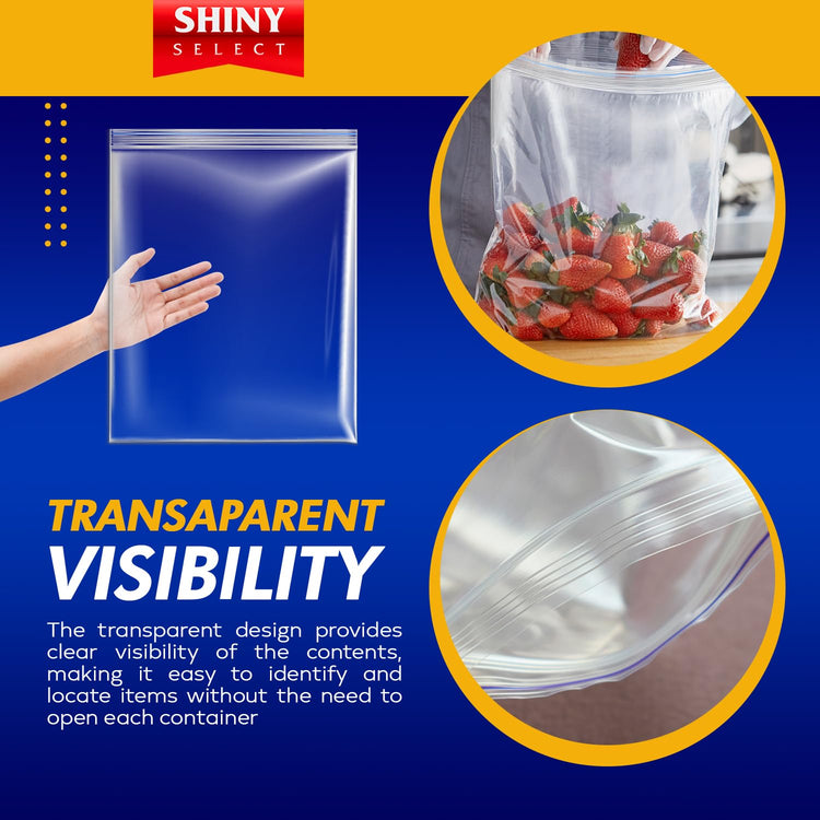 Ziplock 16" x 18" Food Storage Freezer Bags (100 Count)