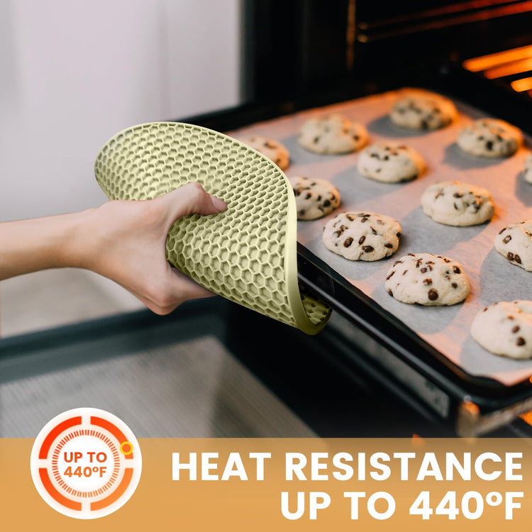 Silicone Trivet Mats 4 Heat Resistant Pot Holders Multipurpose Non