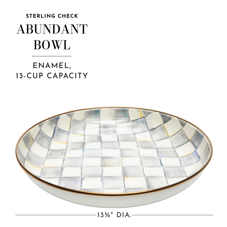 Enamel Abundant Bowl