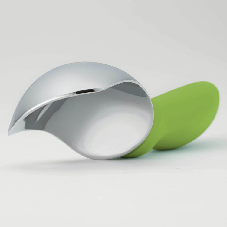 Heavy Duty Metal Ice Cream Scoop with Soft Grip Handle