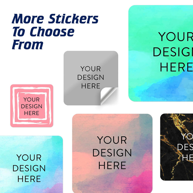 Custom Vinyl Stickers Your Image (100 Count)