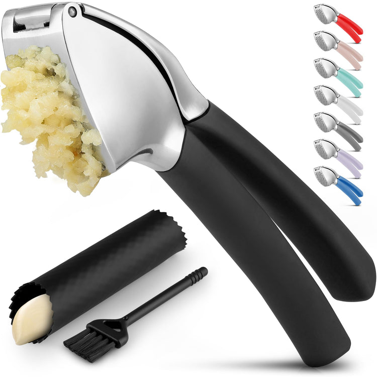 Metal Comfort Grip Garlic Press