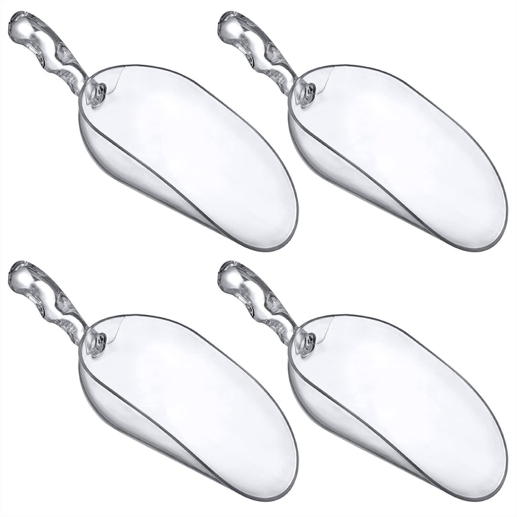 Elsa - 24-Ounce Plastic Ice Scoops (Set of 4), Plastic Utility Scoops, BPA-Free, Food-Grade, Shatter-Proof, Good for Kitchen and Restaurant, Perfect for Home and Commercial Use (4 Count)