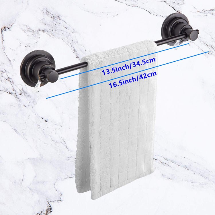 16 Inch Suction Cup Towel Bar