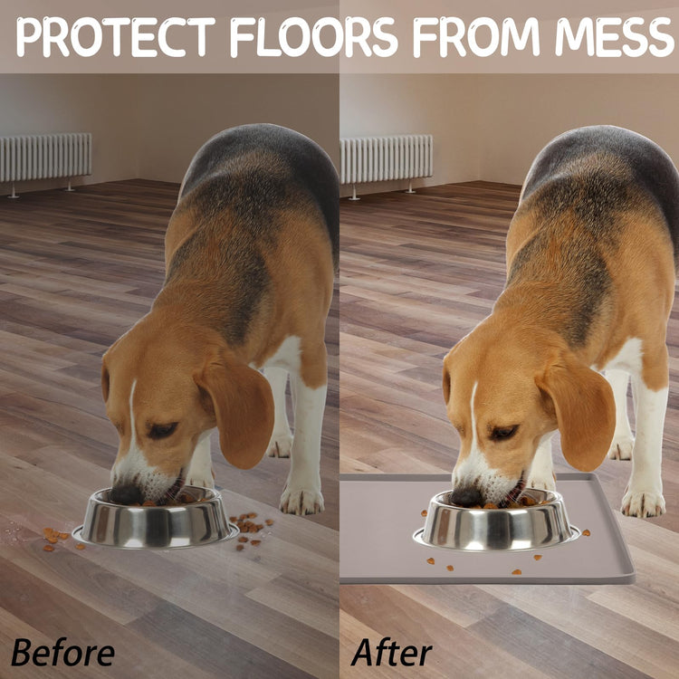 Silicone Cat & Dog Food Mat for Floors Waterproof