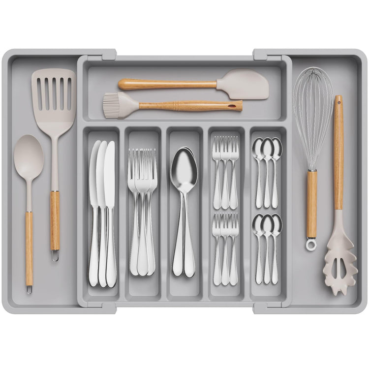Extra Large Silverware Drawer Organizer