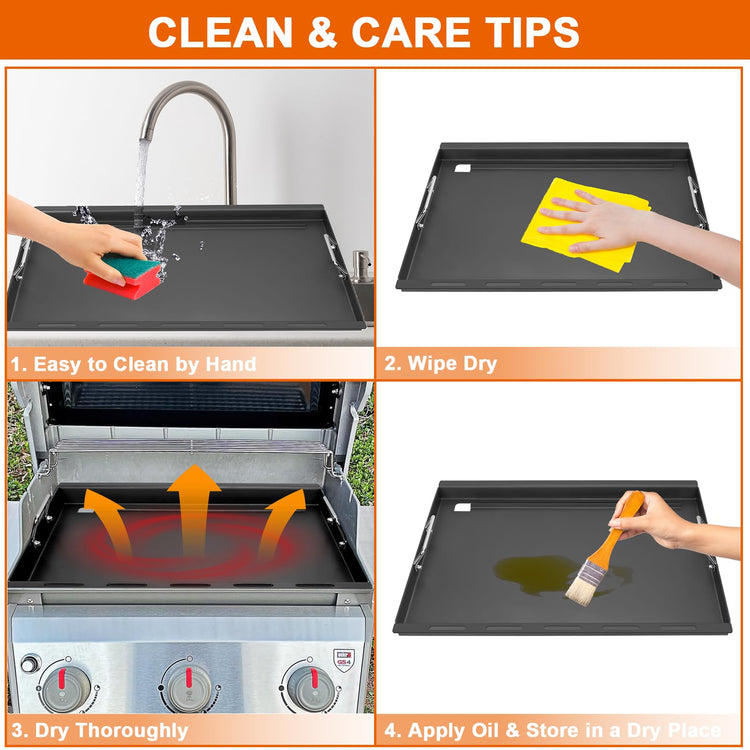 Full Size Griddle Inserts for Weber Spirit 400 Series