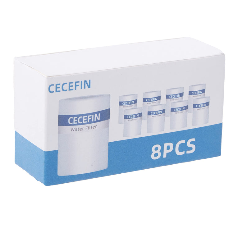 8pcs White Filter Element Replacement for CECEFIN Filtered Faucet Extender (8 Count)